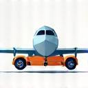 Airplane and car icon